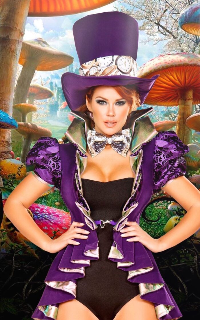 4pc Mad As a Hatter Costume