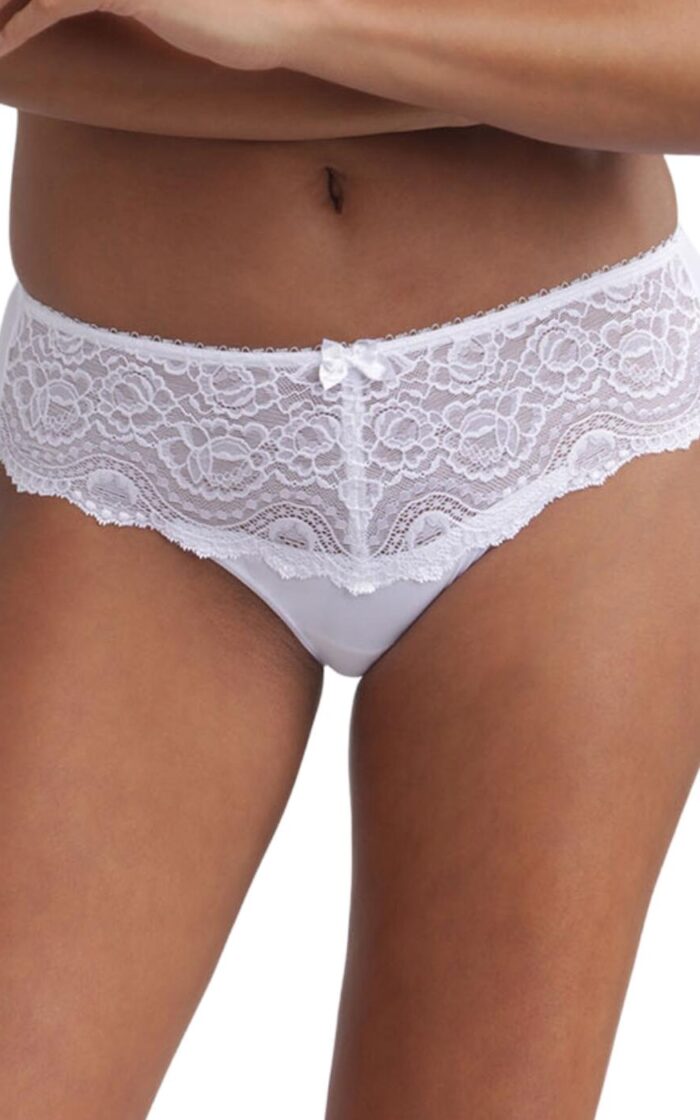 Affinity Playtex Flower Elegance Lace Brief - White - S - 10