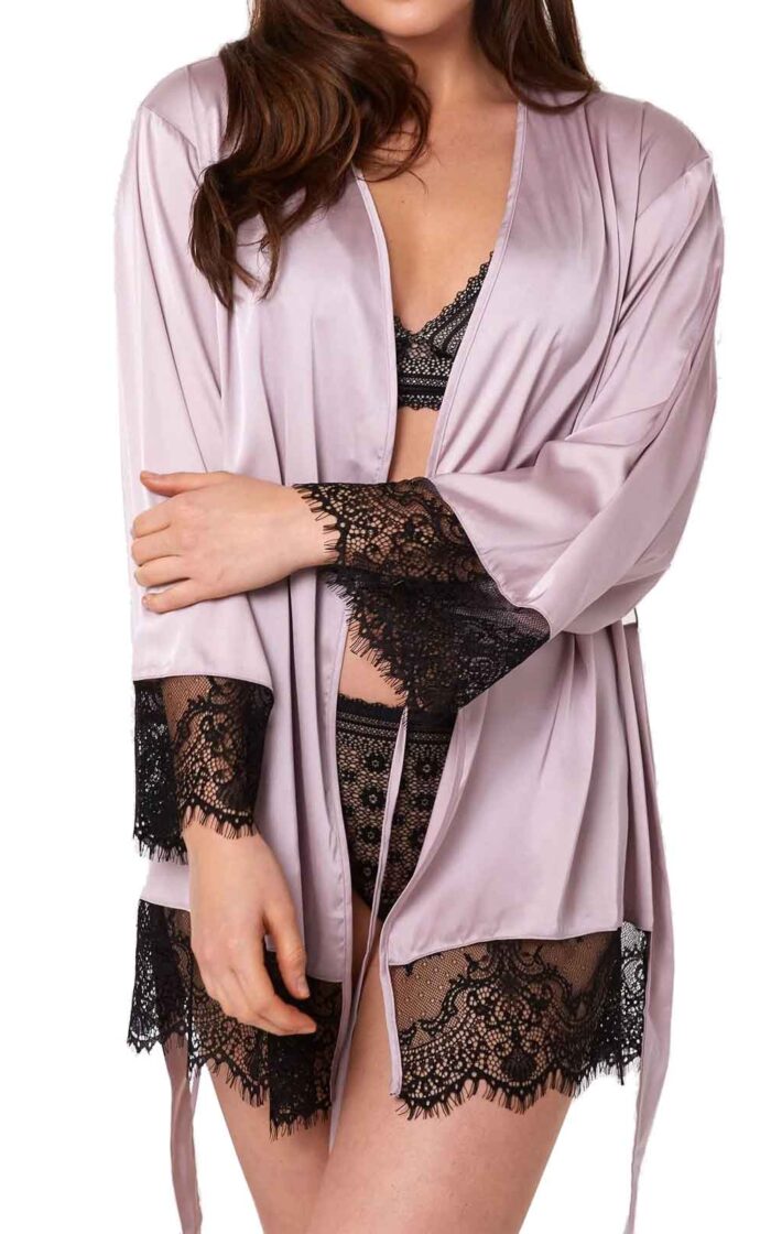 Alaia Mink Caged Kimono Robe
