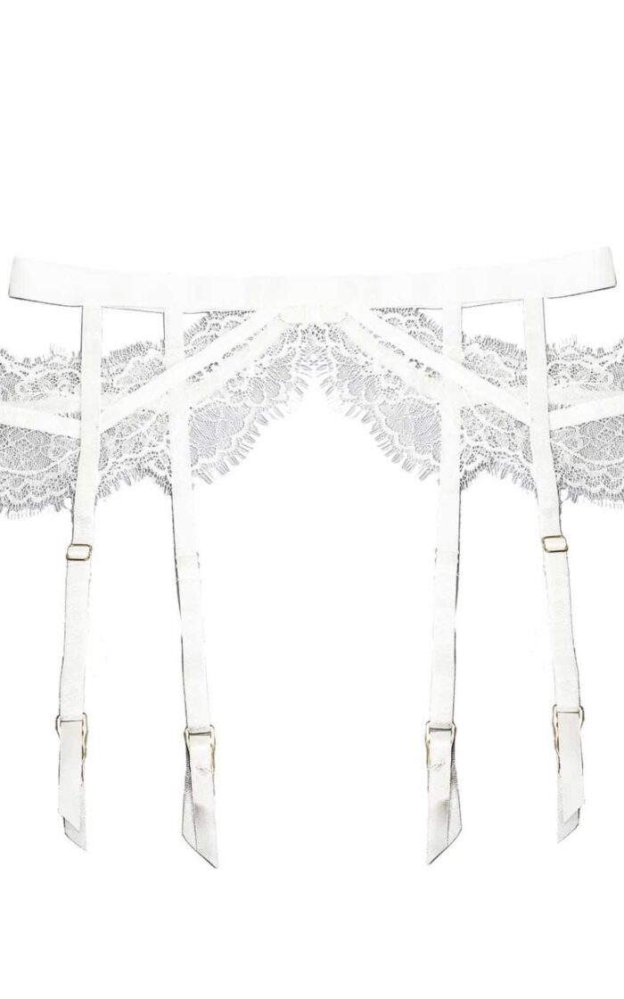 Alexa Ivory Garter Belt