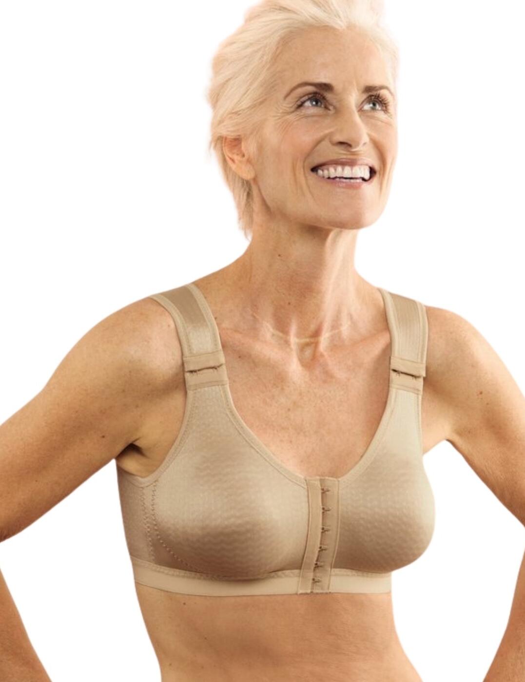 Anita Care London Lymph Relief Bandage Front Closure Bra - Sand - 36C