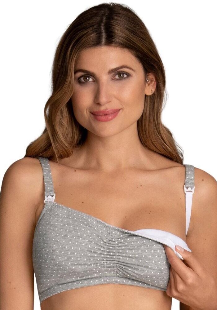 Anita Miss Debby Nursing Bra - Heather Grey - 34G/H