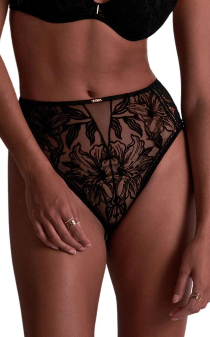 Aubade Coeur A Corps High Waist Brief - Noir - XS - 8