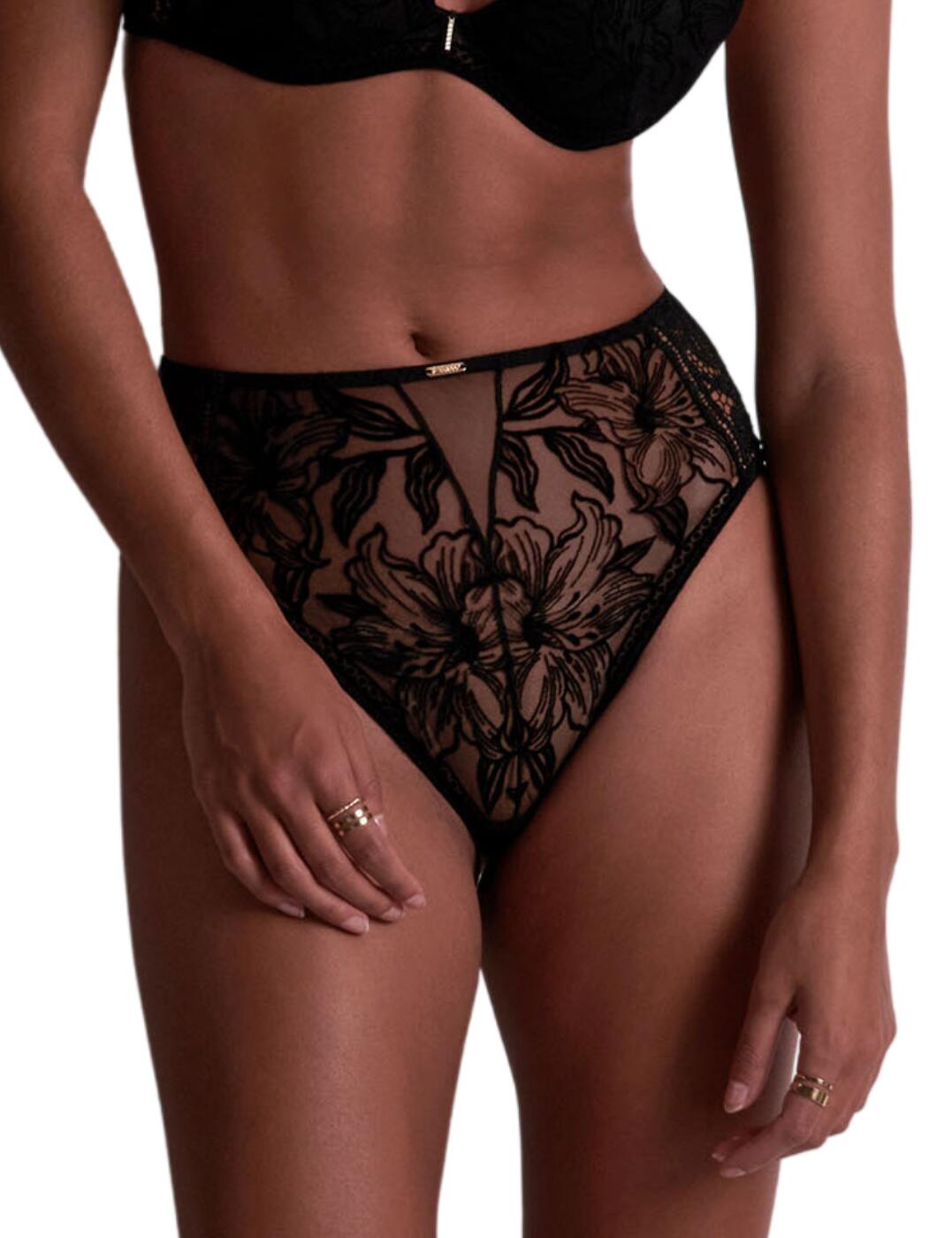 Aubade Coeur A Corps High Waist Brief - Noir - XS - 8