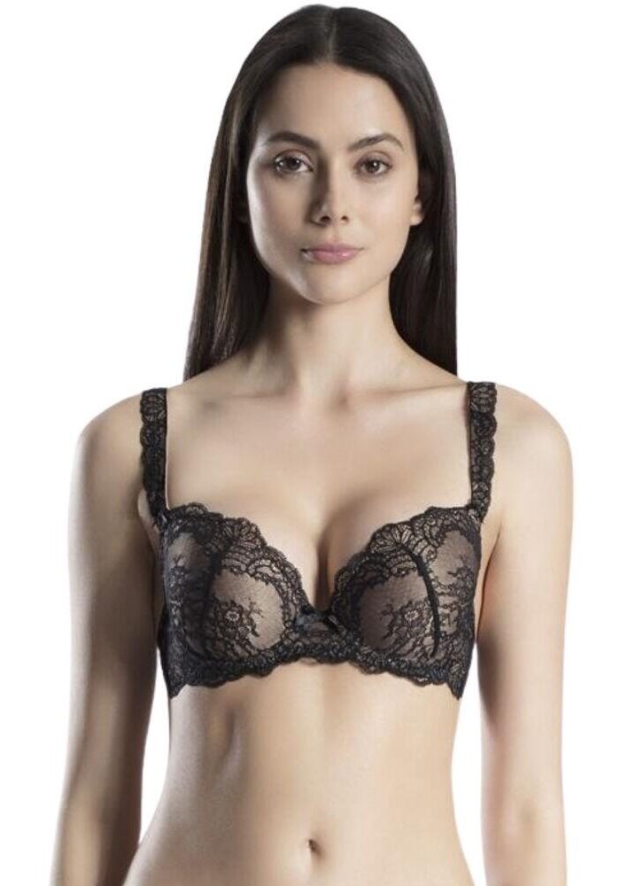 Aubade Danse Des Sens Moulded Plunge Bra - Black - 36D