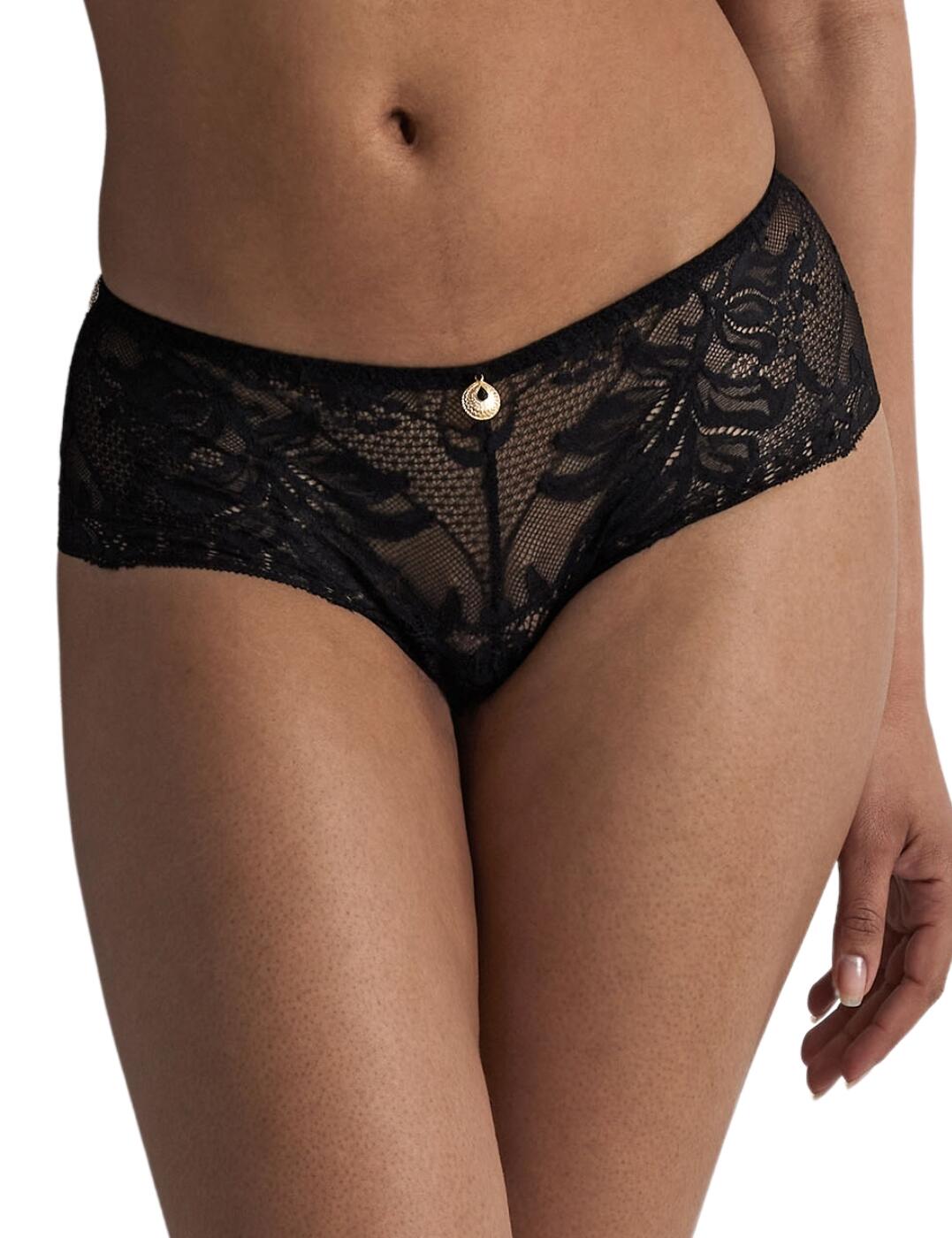 Aubade Gold Pleasure Cheeky Brief - Black Light - L - 14