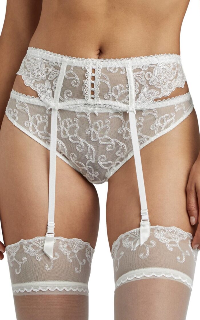 Aubade Pour Toujours Suspender Belt - Opale - S - 10