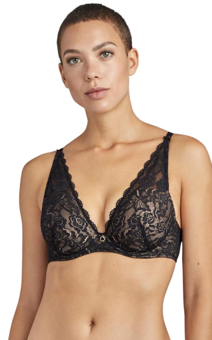 Aubade Rosessence Plunge Bra - Noir - 32E