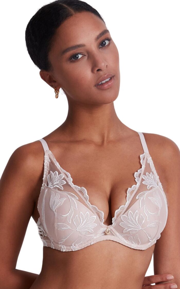 Aubade Season of Love Plunging Push Up Bra - Caresse - 32B