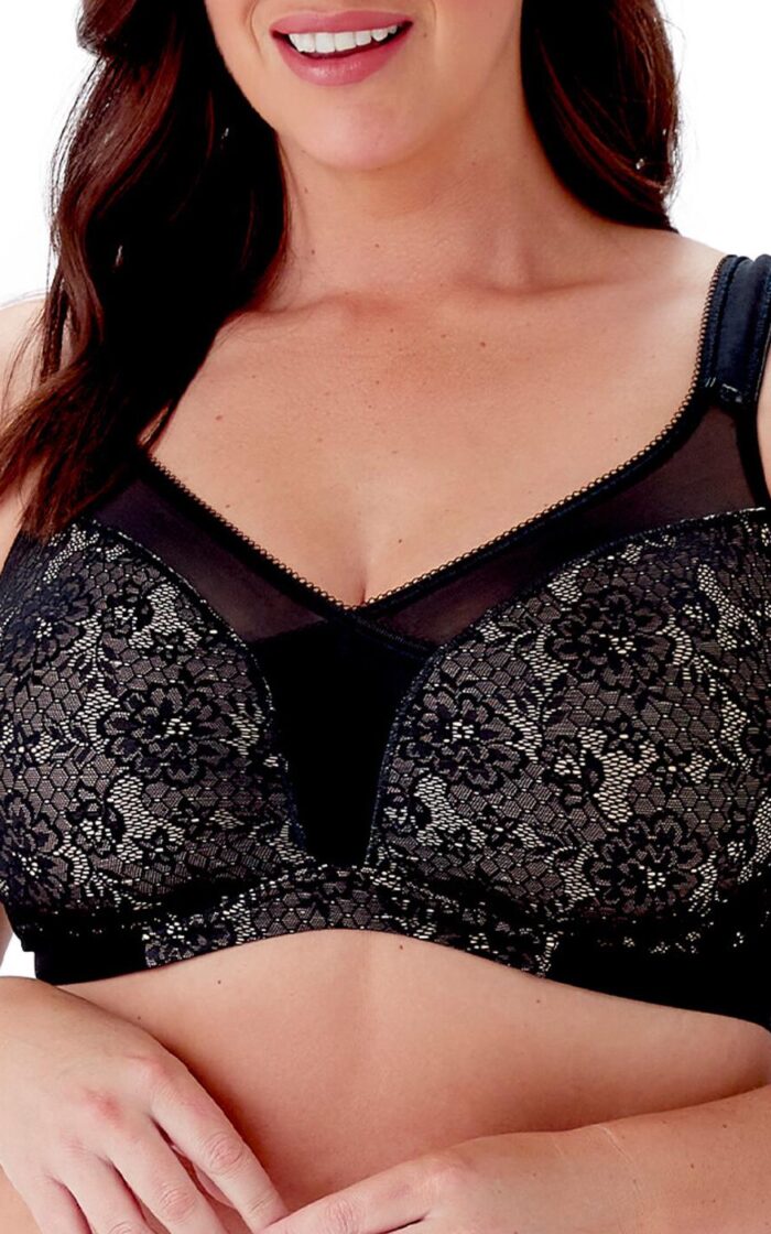 Berlei Non Wired Minimiser Bra - Black - 40D
