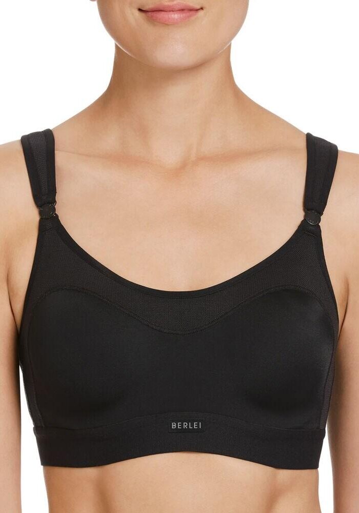 Berlei Ultimate Performance Crop Top - Black - 36C