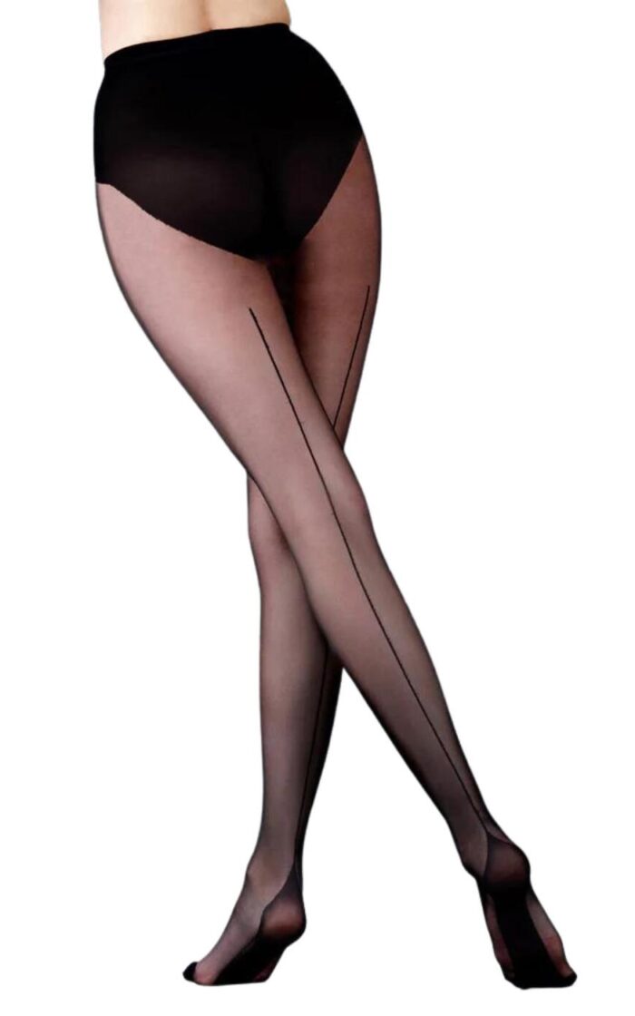 Bluebella Back Seam Tights - Black