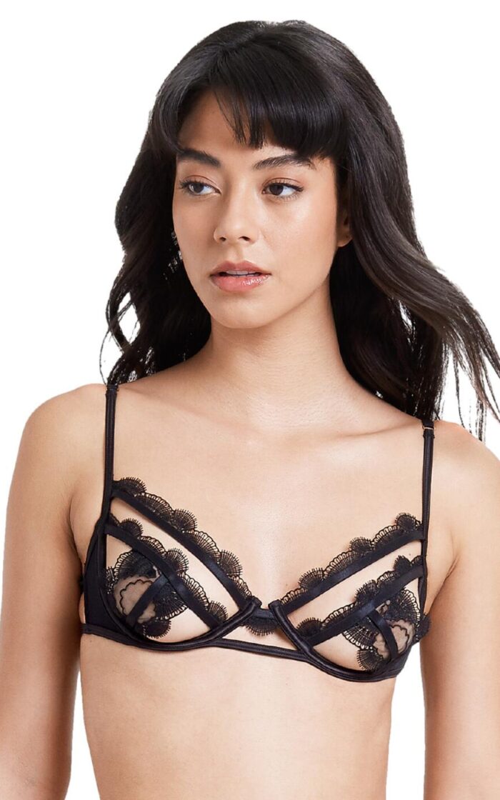 Bluebella Ember Open Cup Bra - Black - 30D