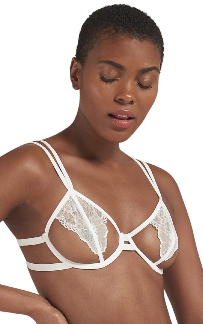 Bluebella Emerson Cut Away Bra - Ivory - 32B