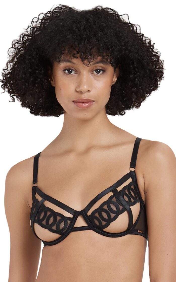 Bluebella Juliette Cut Out Bra - Black - 30B