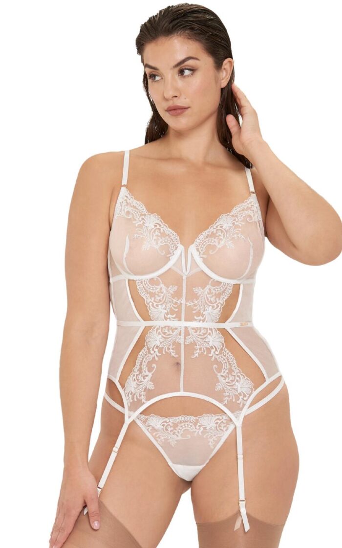Bluebella Marseille Wired Basque - White