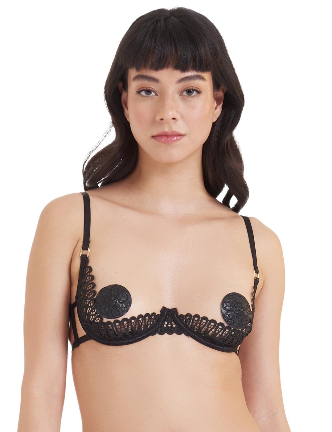 Bluebella Tallulah Open Cup Bra - Black