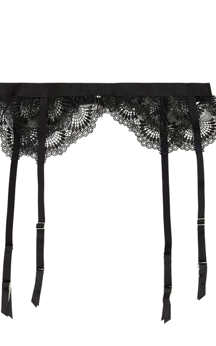 Brandy Lace Suspender Belt