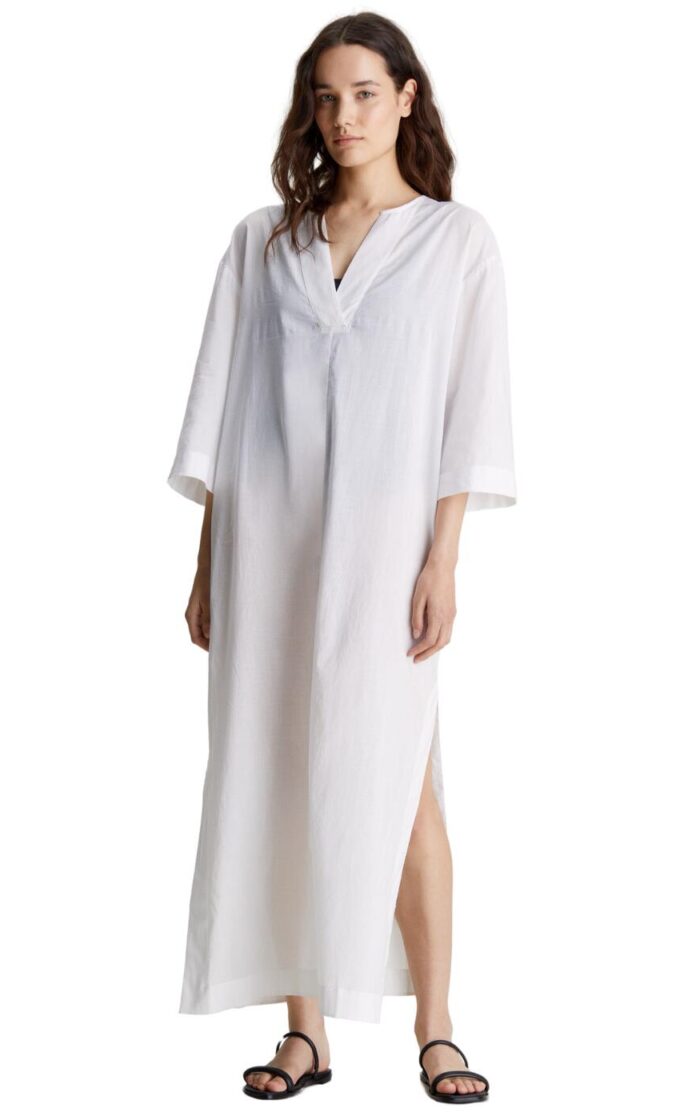 Calvin Klein Beach Cover Up - White - M - 12