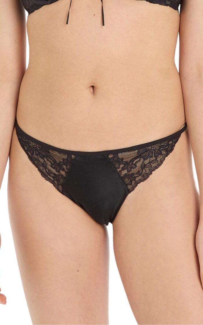 Calvin Klein CK Black Thong - Black - S - 10