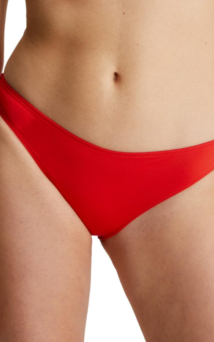 Calvin Klein CK Monogram Bikini Brief - Cajun Red - L - 14