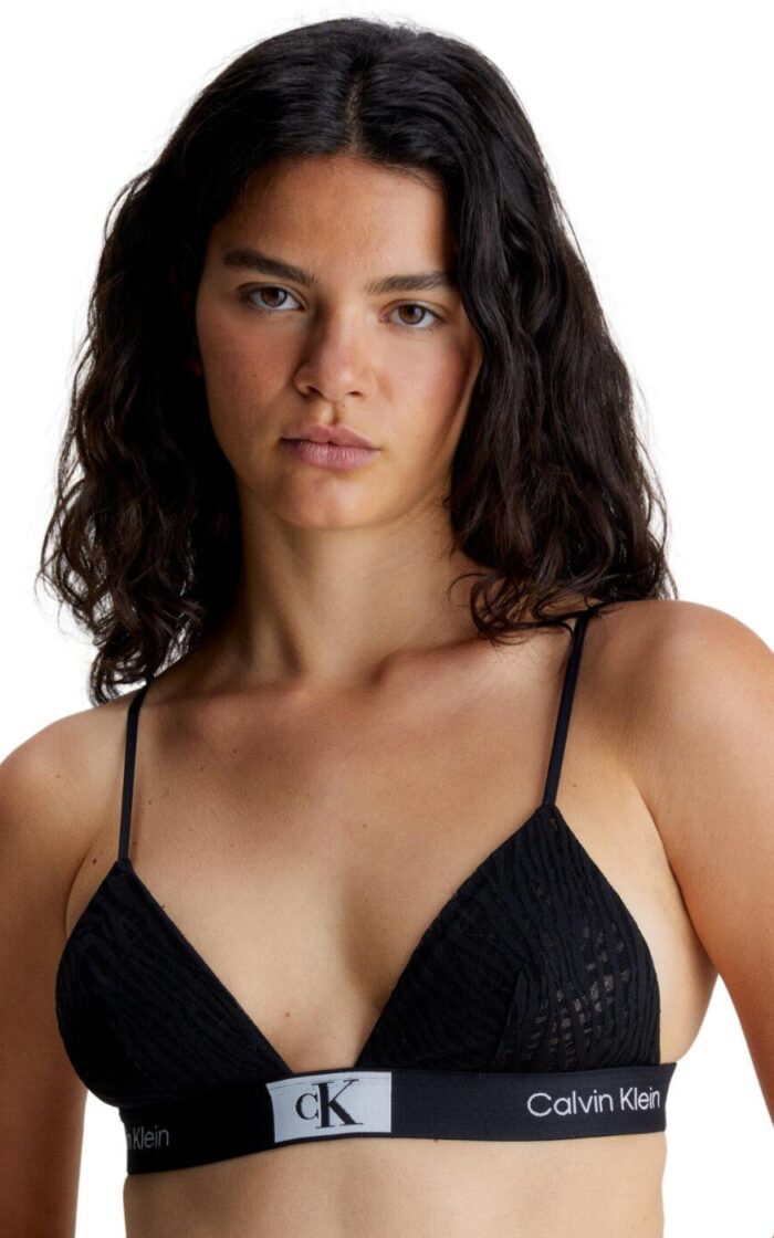Calvin Klein CK96 Triangle Bra - Black - L - 14