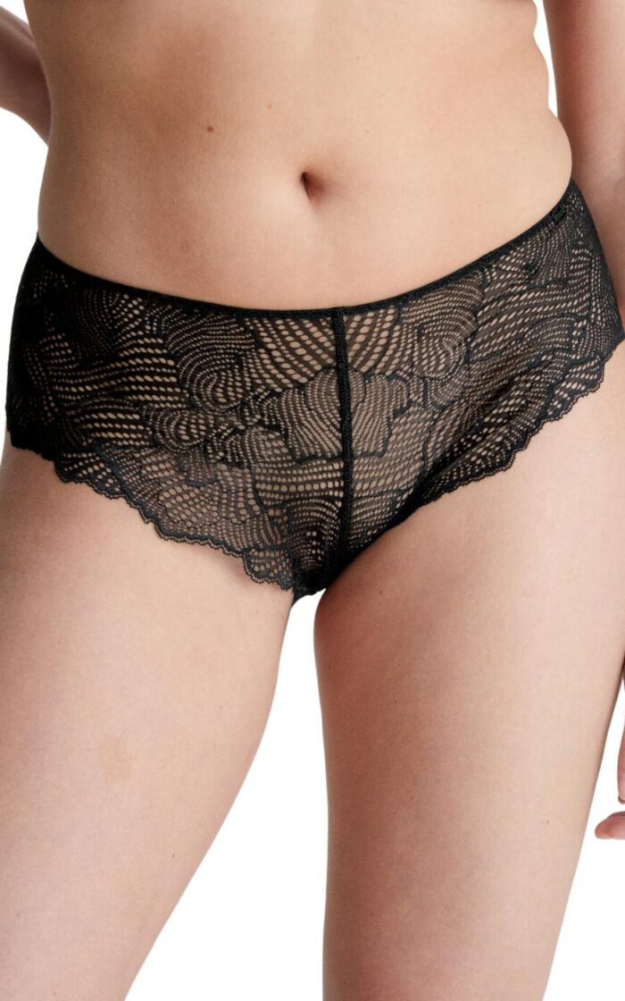 Calvin Klein Geo Lace Hipster Brief - Black - L - 14