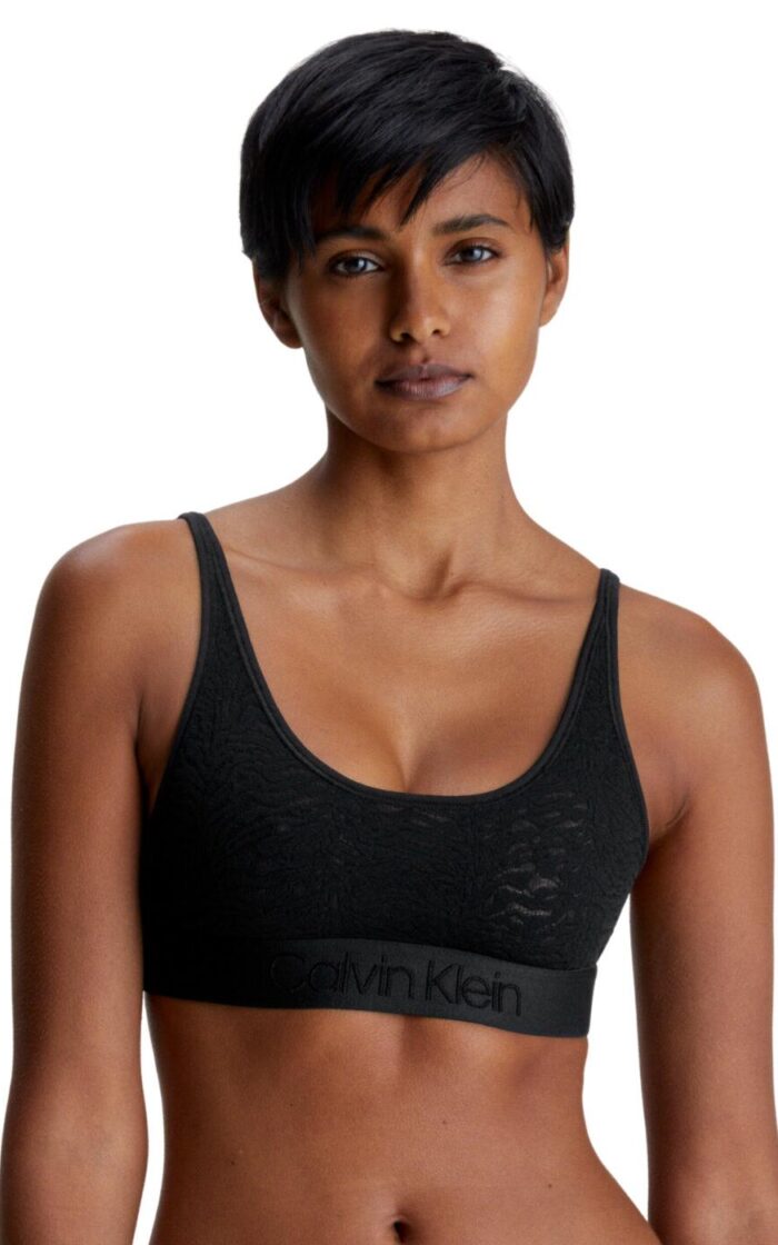 Calvin Klein Intrinsic Unlined Bralette - Black - XS - 8