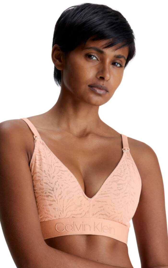 Calvin Klein Lace Maternity Bra - Stone Grey - XS - 8