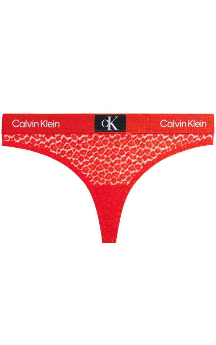 Calvin Klein Lace Thong - Hazard - L - 14