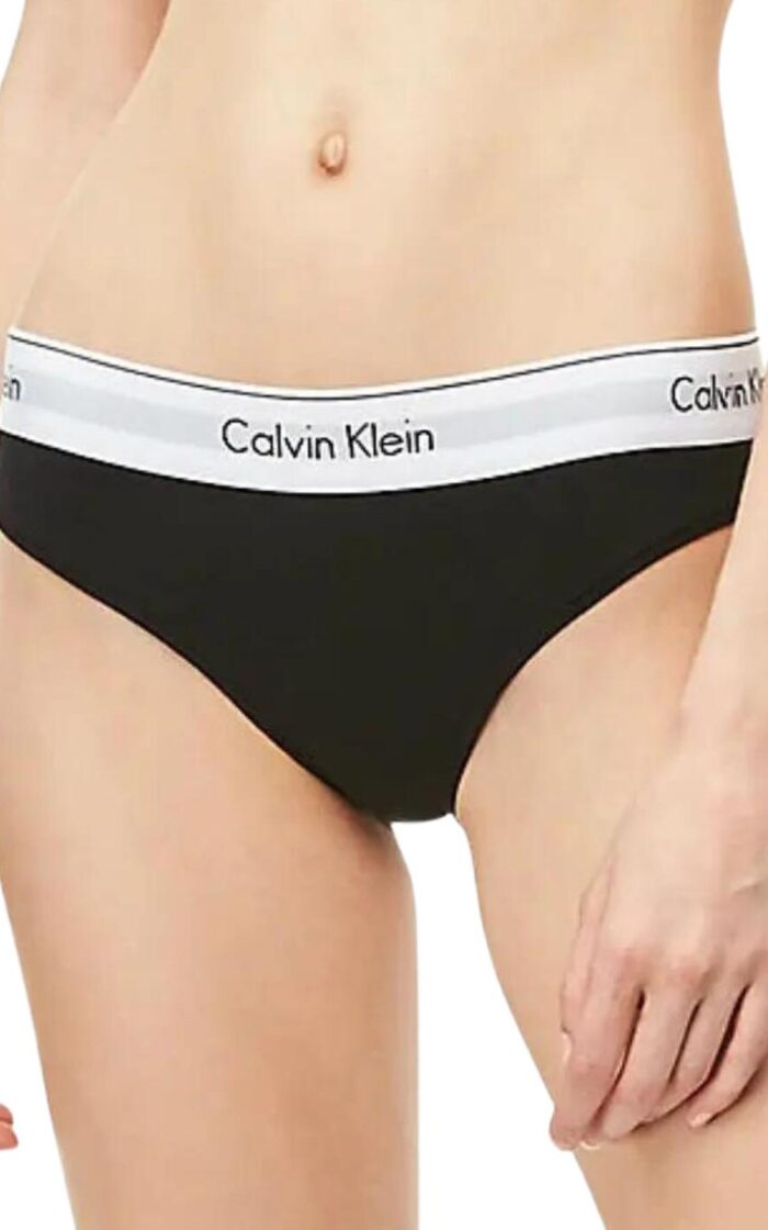 Calvin Klein Modern Cotton Bikini Style Brief - Black