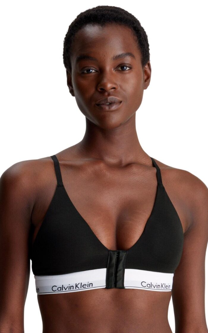 Calvin Klein Modern Cotton Triangle Post Surgery Bra - Black - XL - 16
