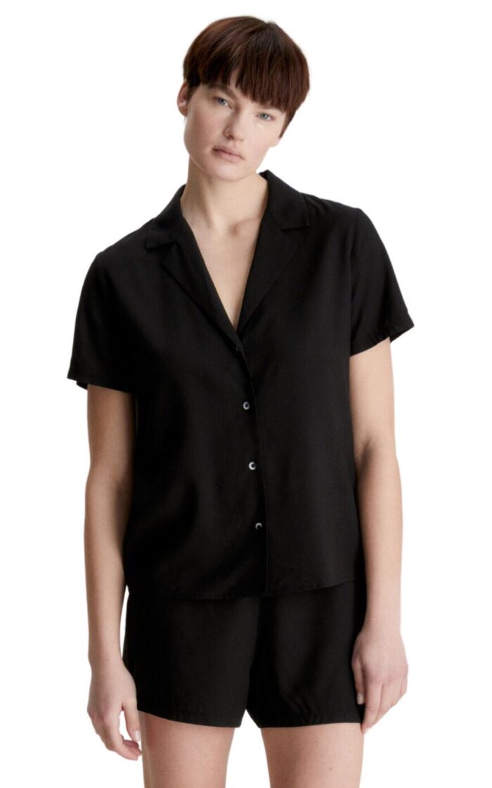 Calvin Klein Nightwear Short Set - Black - XL - 16