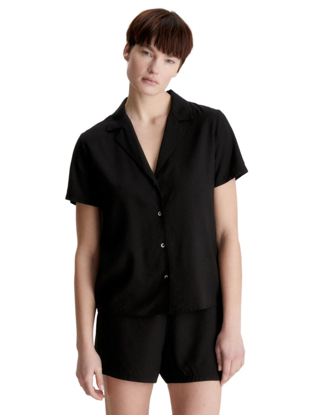 Calvin Klein Nightwear Short Set - Black - XL - 16