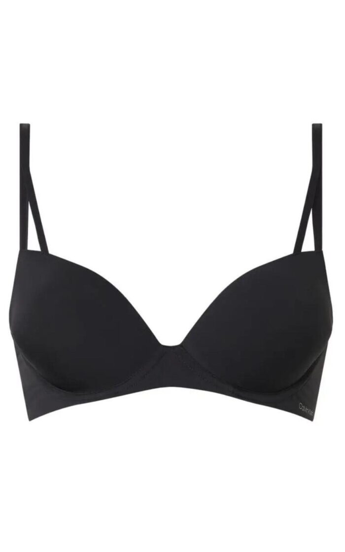 Calvin Klein Seductive Comfort Demi Cup Bra - Black - 32DD