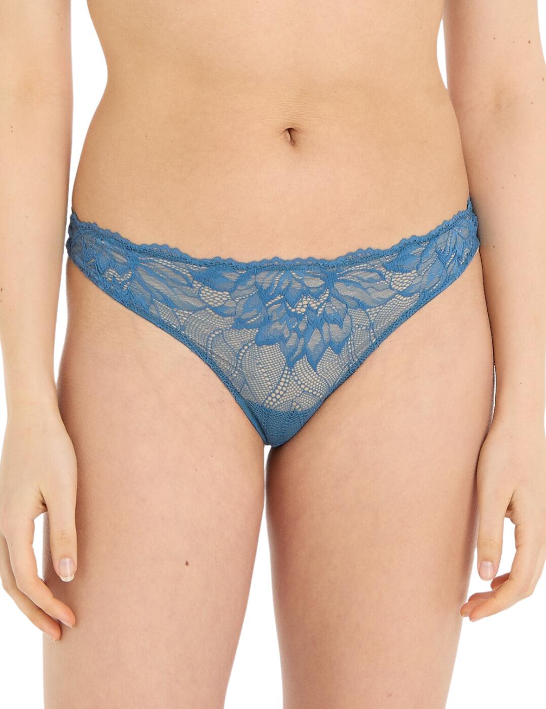 Calvin Klein Seductive Comfort Thong - Midnight - L - 14