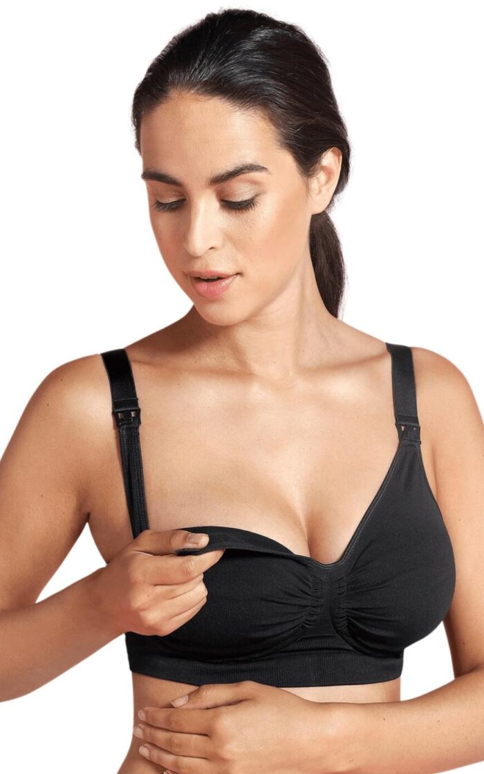Carriwell Nursing Bra with Carri-Gel - Black