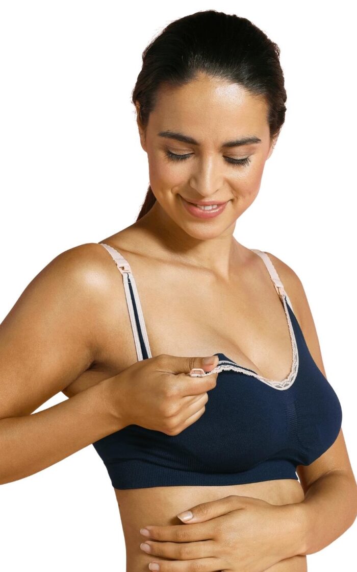 Carriwell Original Deluxe Nursing Bra - Navy