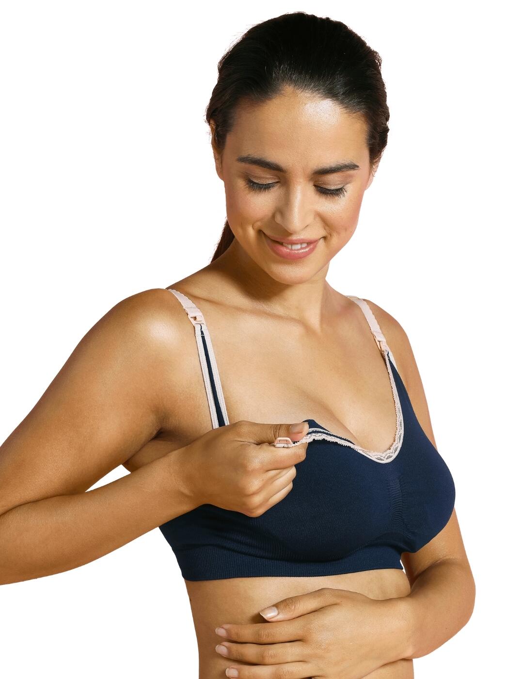 Carriwell Original Deluxe Nursing Bra - Navy