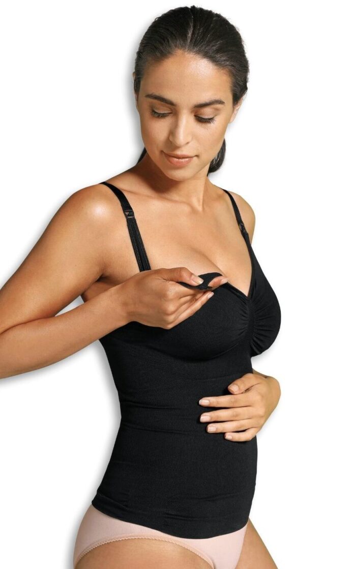 Carriwell Shaping Nursing Top - Black