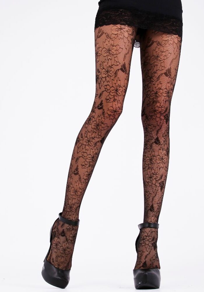 Cecilia De Rafael Flora Lace Tights