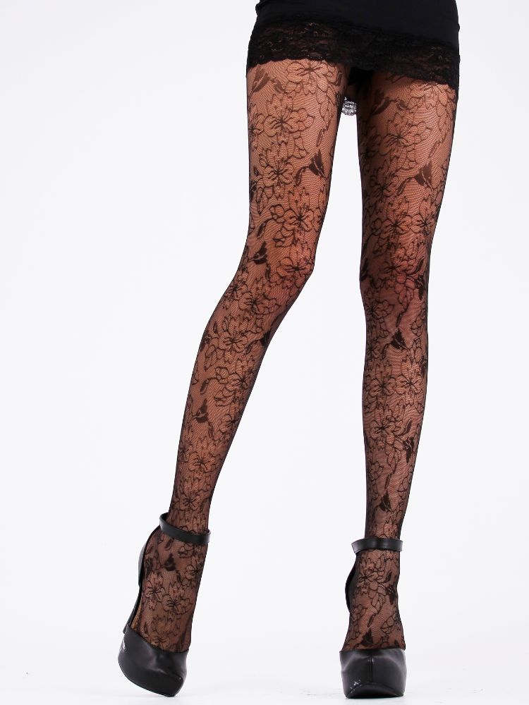 Cecilia De Rafael Flora Lace Tights