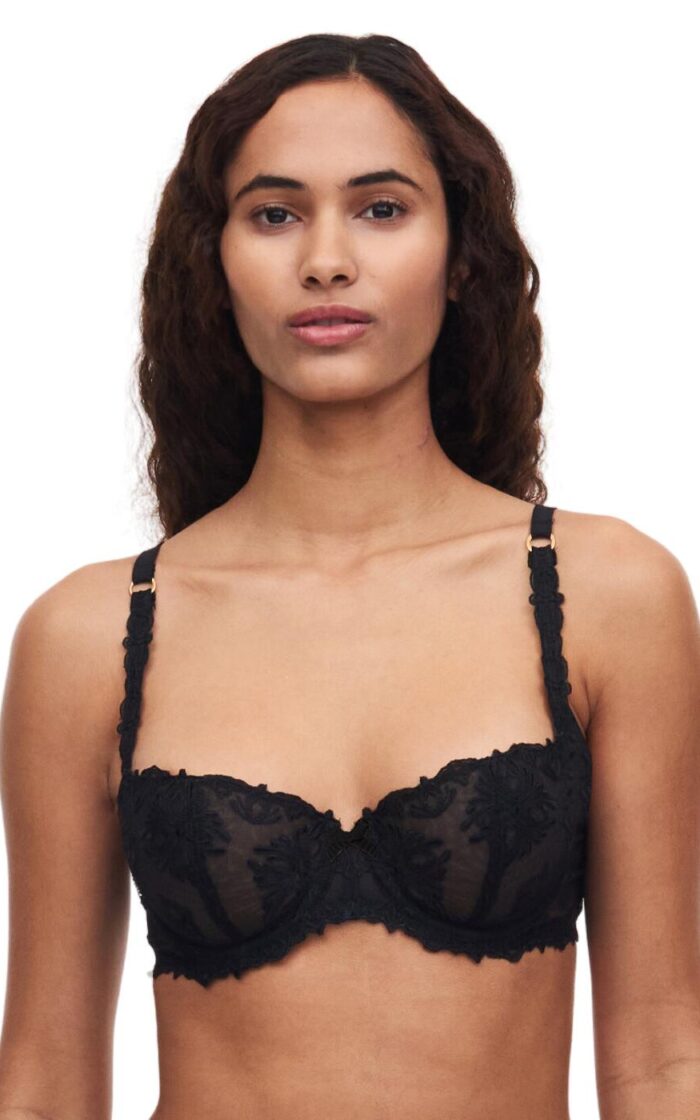 Chantelle Champs Elysees Balcony Bra - Black - 32DD