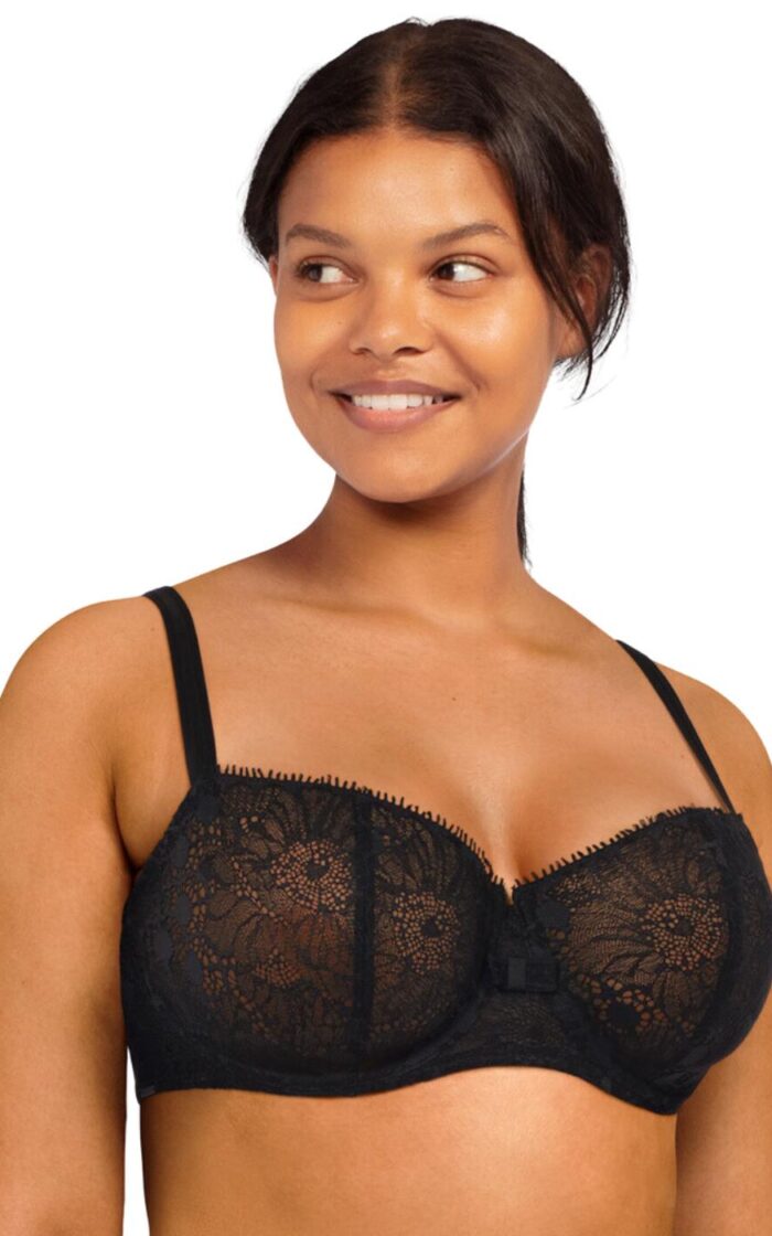 Chantelle Day to Night Half Cup Bra - Black - 32D