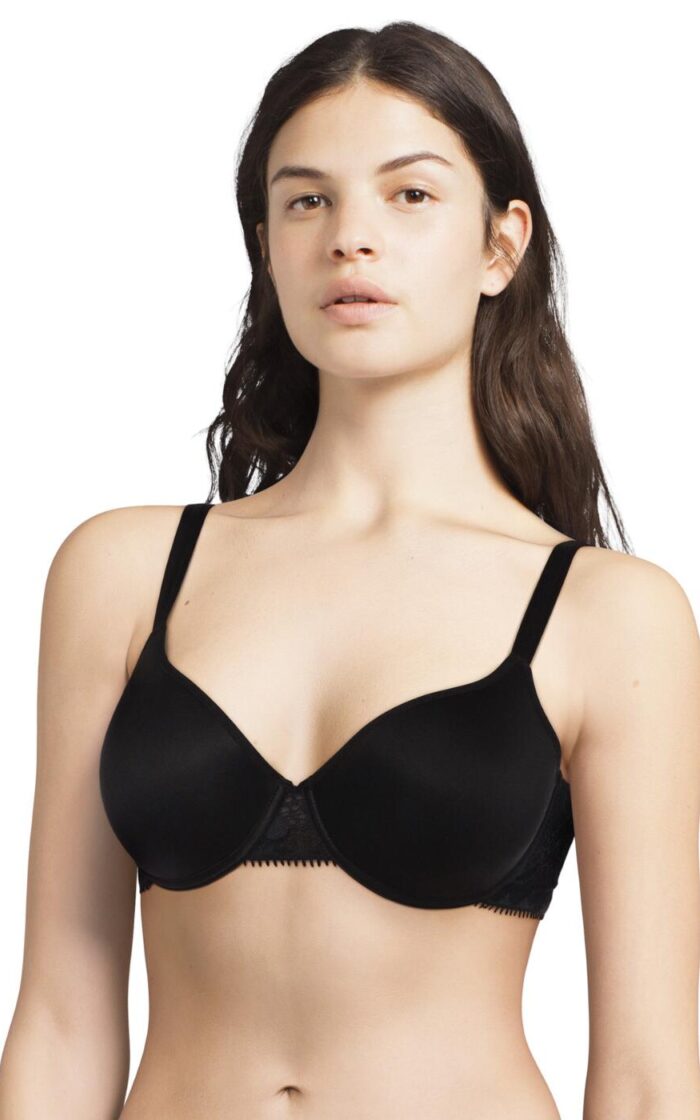 Chantelle Day to Night Memory Foam T Shirt - Black - 32D