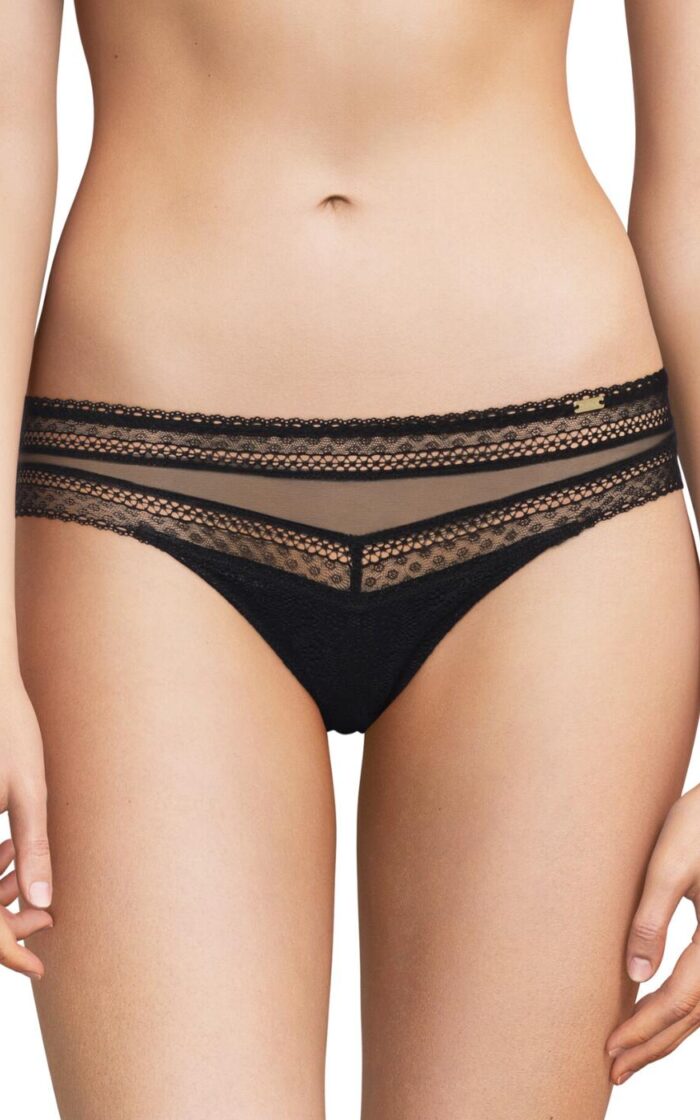 Chantelle Festivite Tanga Brief - Black - S - 10