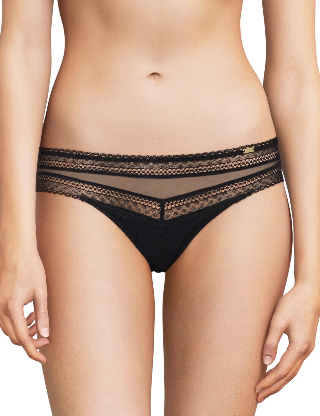 Chantelle Festivite Tanga Brief - Black - S - 10