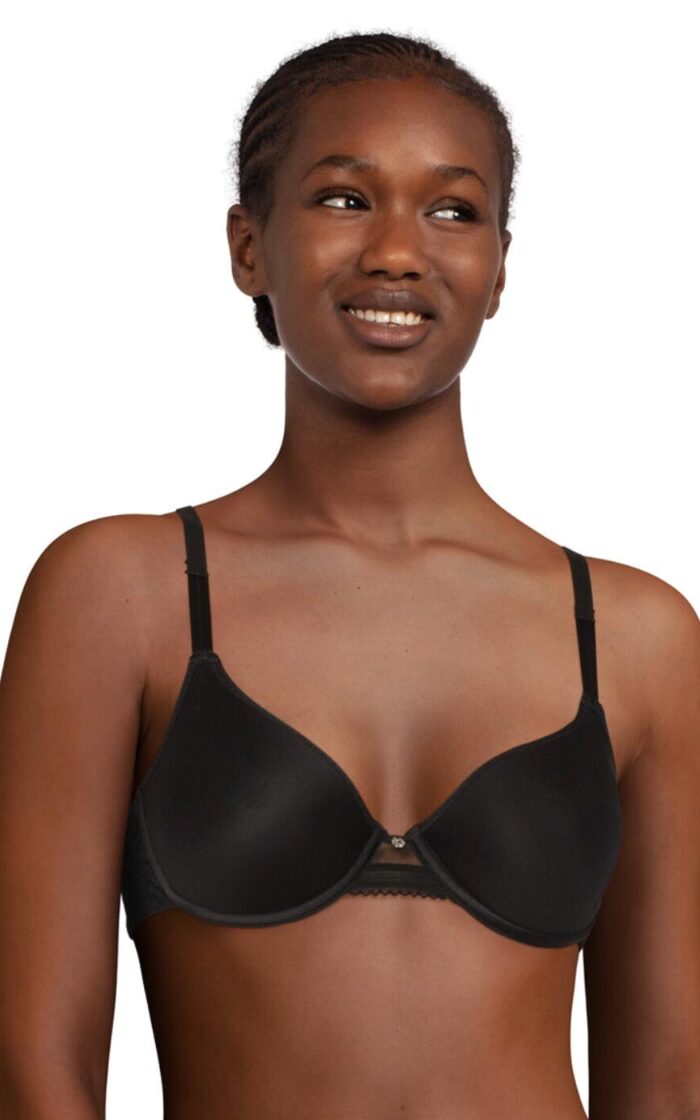 Chantelle Jolie Memory Foam T Shirt Bra - Black - 34D