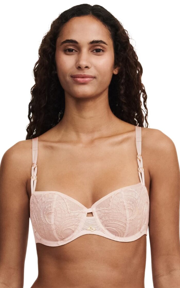 Chantelle Mystic Dream Half Cup Bra - Taffeta Pink - 34F