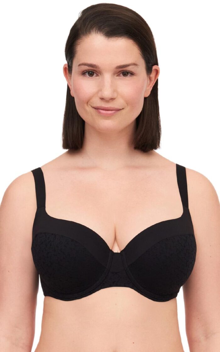 Chantelle Norah T Shirt Bra - Black - 34E